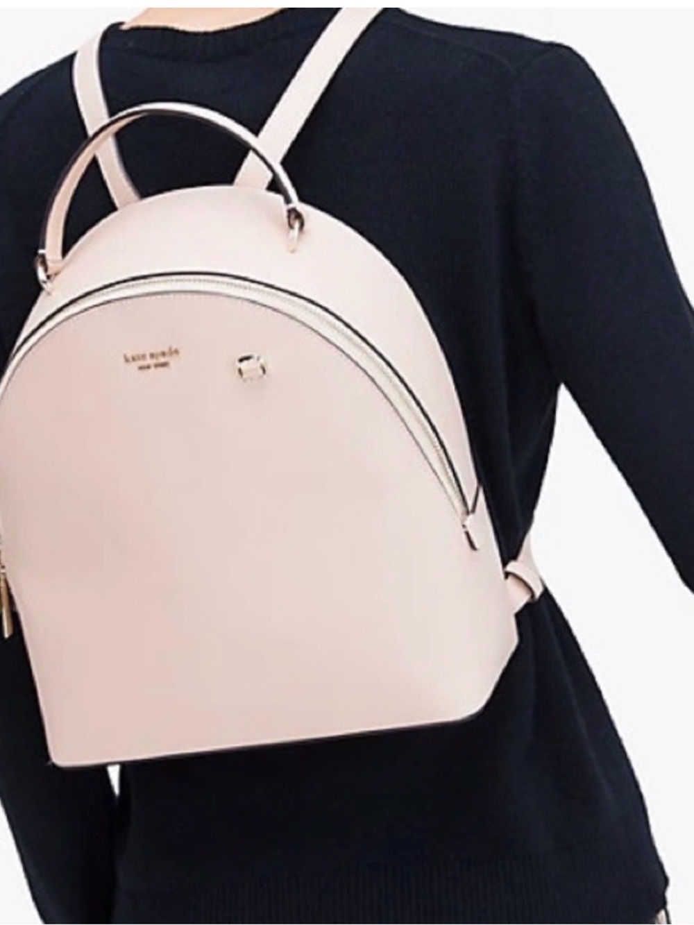 Kate Spade Sloan backpack with gold hardware